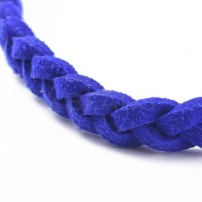 (Jewelry Parties Factory Sale)Adjustable Faux Suede Cord Lariat Necklaces NJEW-JN02538-05-1