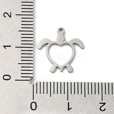 Non-Tarnish 201 Stainless Steel Pendants STAS-E206-04P-03-1