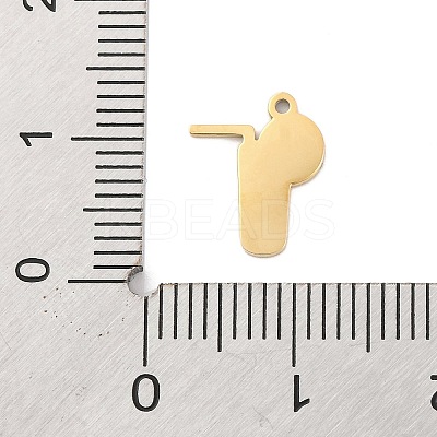 Ion Plating(IP) 304 Stainless Steel Pendants STAS-N103-193F-1