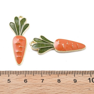 Easter Alloy Enamel Pendants ENAM-E360-01G-03-1