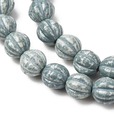 Vintage Handmade Porcelain Beads Strands PR-CBAA37B-09D-1