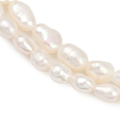 Natural Cultured Freshwater Pearl Beads Strands PEAR-P064-20G-03A-1