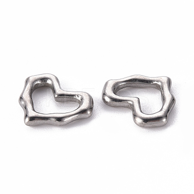 Non-Tarnish 304 Stainless Steel Linking Rings X-STAS-T052-19B-P-1
