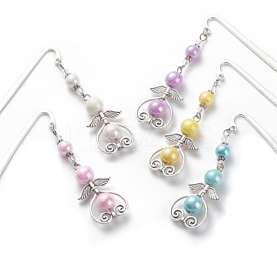 Angel Hook Bookmarks AJEW-JK00192-1