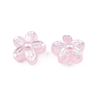 Imitation Pearl Acrylic Beads AC-CBAAA05-07A-1