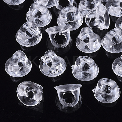 Transparent AS Plastic Charm Base Settings X-FIND-T064-006B-01-1
