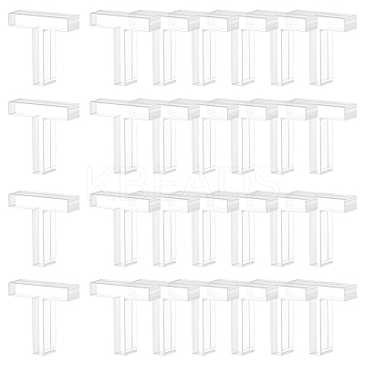 24Pcs Acrylic Craft Honeycomb Dowel Pins FIND-BC0013-60C-1