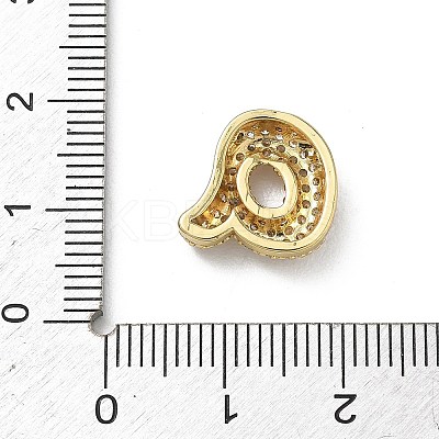 Brass Micro Pave Cubic Zirconia Pendants KK-A300-02G-A-1