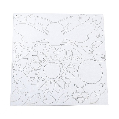 2Pcs Mirror Wall Stickers DIY-CN0001-96-1