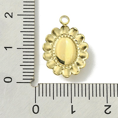 Ion Plating(IP) Real 14K Gold Plated 304 Stainless Steel with Glass Pendant FIND-Z028-30B-1