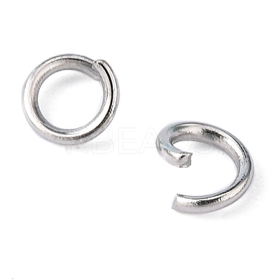 Tarnish Resistant 304 Stainless Steel Open Jump Rings STAS-E011-4x0.7mm-1