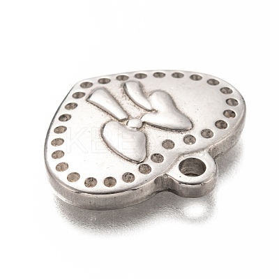 Tarnish Resistant 304 Stainless Steel Pendants Rhinestone Settings STAS-H126-24AS-1