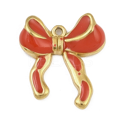 304 Stainless Steel Enamel Pendants LS-STAS-L305-01G-02-1