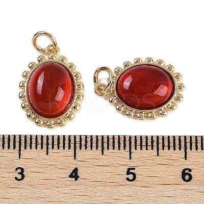 Natural Carnelian(Dyed & Heated) Pendants KK-P283-48G-1