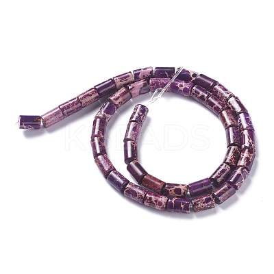 Natural Imperial Jasper Bead Strands G-P444-04E-1