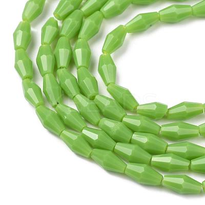 Opaque Glass Beads Strands GLAA-P001-03A-02-1