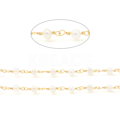 3.28 Feet Brass Handmade Beaded Chain X-CHC-I031-05A-1