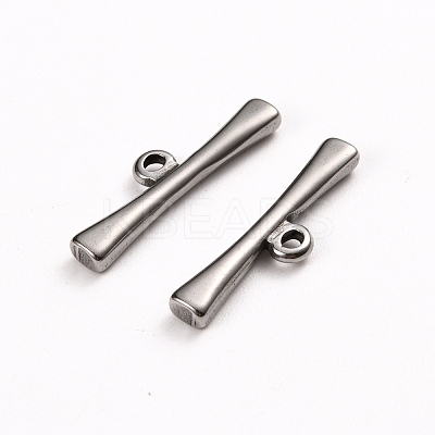 Tarnish Resistant 304 Stainless Steel Toggle Clasps Parts LS-STAS-D142-06C-P-1