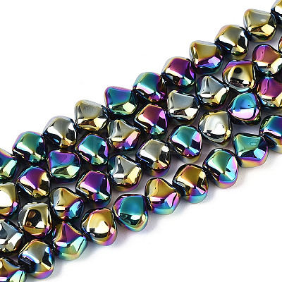 Electroplate Glass Beads Strands EGLA-N017-05A-B01-1