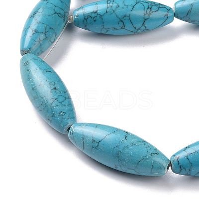 Synthetic Turquoise Beads Strands G-P469-07-1