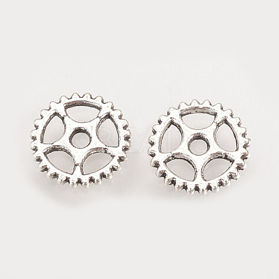 Tibetan Style Alloy Steampunk Charms X-TIBE-Q075-46AS-LF-1
