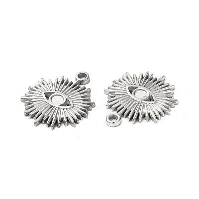 Non-Tarnish 304 Stainless Steel Pendant Cabochon Settings STAS-L268-012P-1