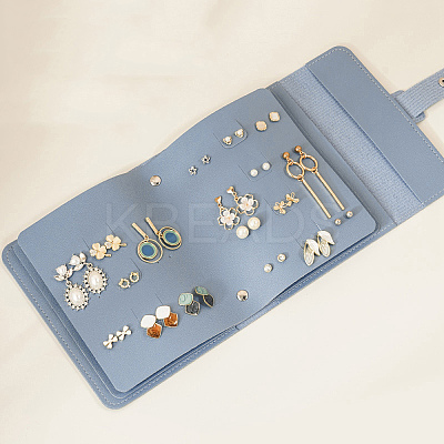 PU Imitation Leather Earring Storage Bags EDIS-E012-01A-1
