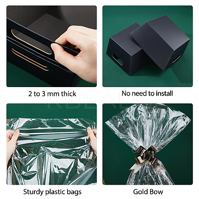 Kraft Paper Gift Storage Boxes CON-WH0095-164B-1