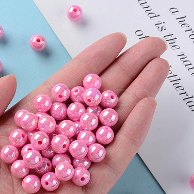 Opaque Acrylic Beads MACR-S370-D10mm-A02-1