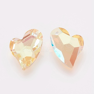 K9 Glass Rhinestone Pendants GLAA-F083-01A-04-1