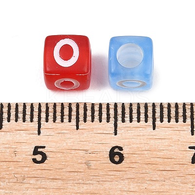 Transparent Acrylic Beads TACR-Q263-02O-1