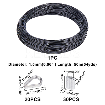 Stainless Steel Wire Sets DIY-PH0002-08-1