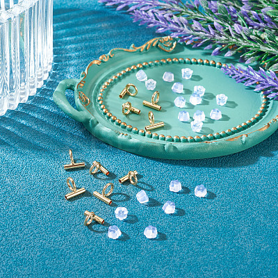 Brass Tube Bails DIY-TA0014-37A-G-1