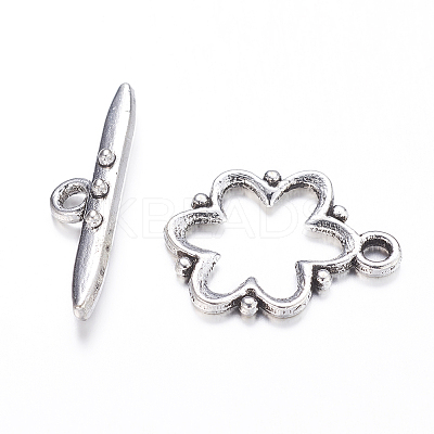 Alloy Toggle Clasps LS-EA777Y-AS-NR-1