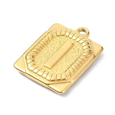 Ion Plating(IP) 304 Stainless Steel Pendants STAS-U033-01G-I-1