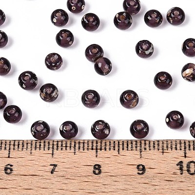 Picasso Baking Paint Glass Seed Beads SEED-N007-35K-1