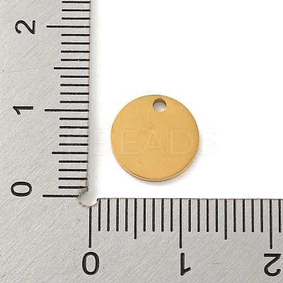 Ion Plating(IP) 304 Stainless Steel Pendants FIND-M017-02G-A-1