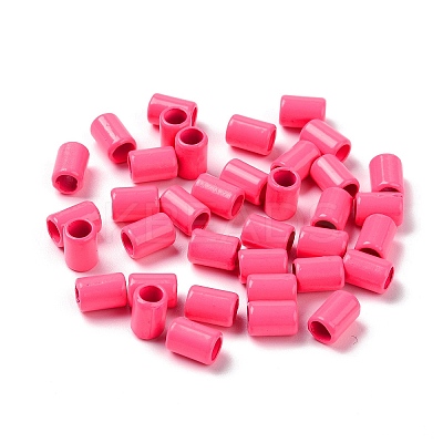 Column Rack Plating Spray Painted Alloy Beads for Jewelry Making PALLOY-F291-01A-1