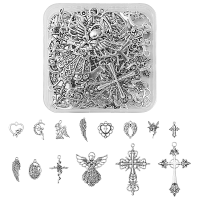 14 Style Tibetan Style Alloy Pendants FIND-FS0001-42-1