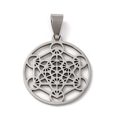 Non-Tarnish 201 Stainless Steel Pendants STAS-E200-06P-1