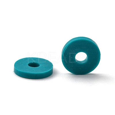 Handmade Polymer Clay Beads CLAY-R067-6.0mm-A07-1