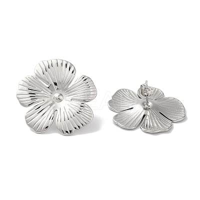 Non-Tarnish 304 Stainless Steel Stud Earrings for Women EJEW-Z303-11P-1