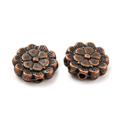 Tibetan Style Alloy Beads PALLOY-F307-06R-1