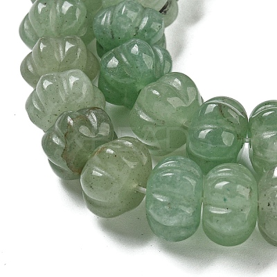 Natural Green Aventurine Beads Strands G-G142-A08-01-1