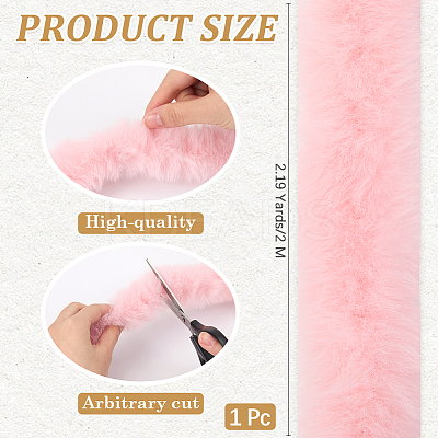 Faux Fur Chenille Stick Fabric Roll for Christmas Tree Decor or Wreath Bows Craft FIND-WH20003-95A-1