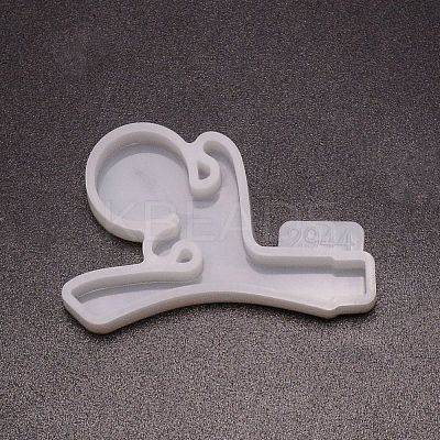 DIY Mobile Phone Holders Silhouette Silicone Statue Mold DIY-TAC0001-64-1