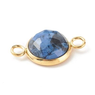 Natural Mixed Gemstone Links Connectors PALLOY-JF00755-1
