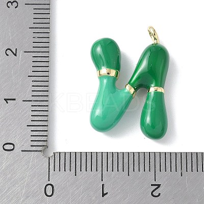 Brass Enamel Pendants KK-E093-03G-N-02-1
