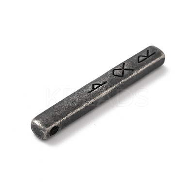 Retro 304 Stainless Steel Pendants STAS-V008-32AS-04-1