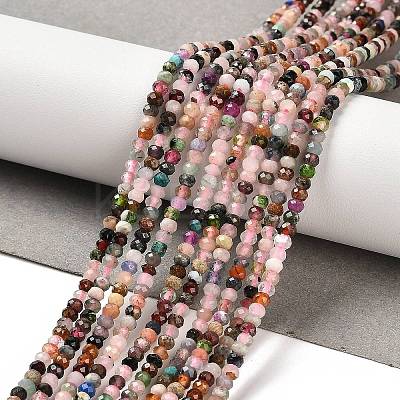 Natural Mixed Gemstone Beads Strands G-K373-B02-02-1